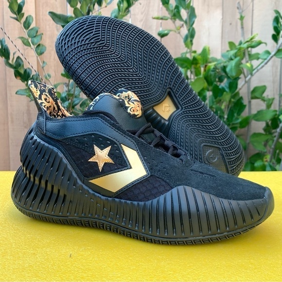 Converse All Star BB Prototype CX Mid Black Gold Baroque Men Basketball A02515C - Picture 1 of 16